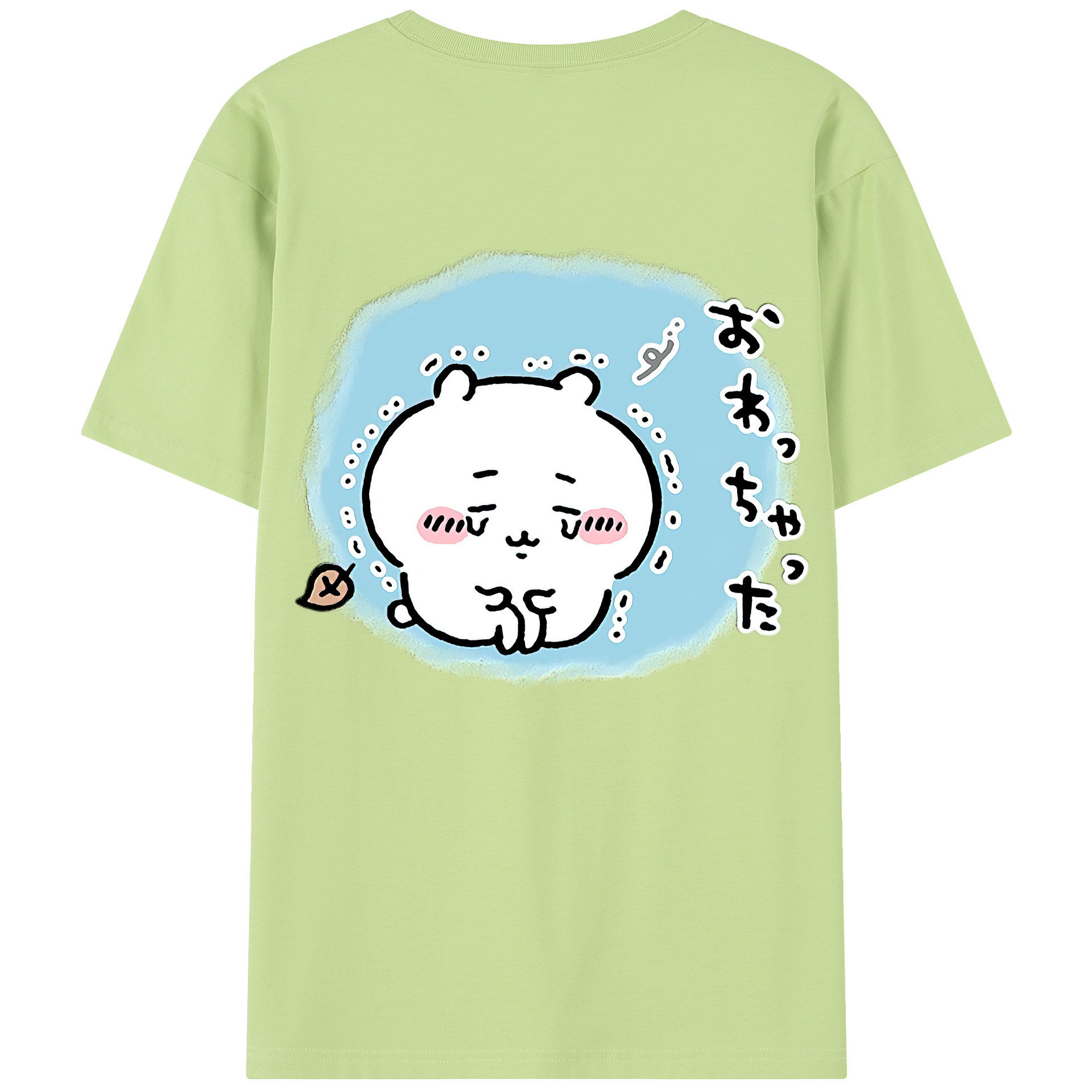 （画像用） ちいかわ ちいかわ Chii-kawa chiikawa 綿100％半袖Tシャツ（背面プリント）